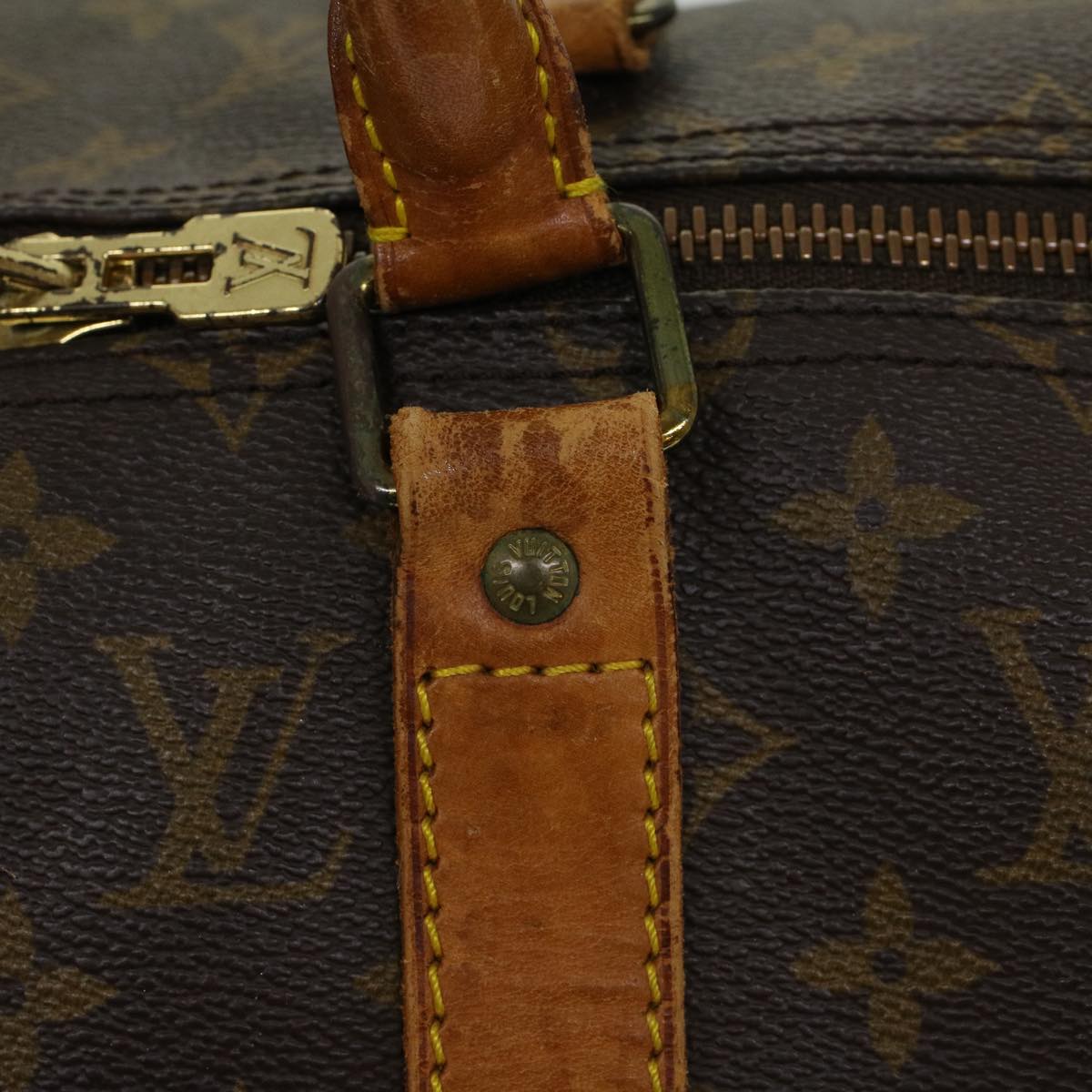 LOUIS VUITTON Monogram Keepall 50 Boston Bag M41426 LV 45159