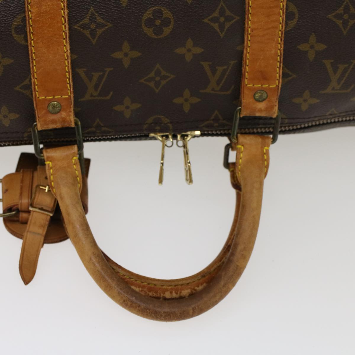 LOUIS VUITTON Monogram Keepall 50 Boston Bag M41426 LV 45159