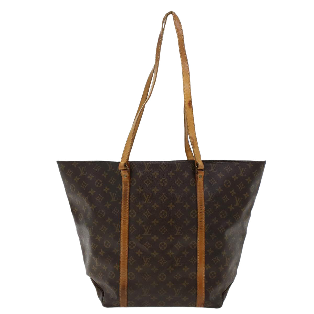 LOUIS VUITTON Monogram Sac Shopping GM Tote Bag M51110 LV 45162