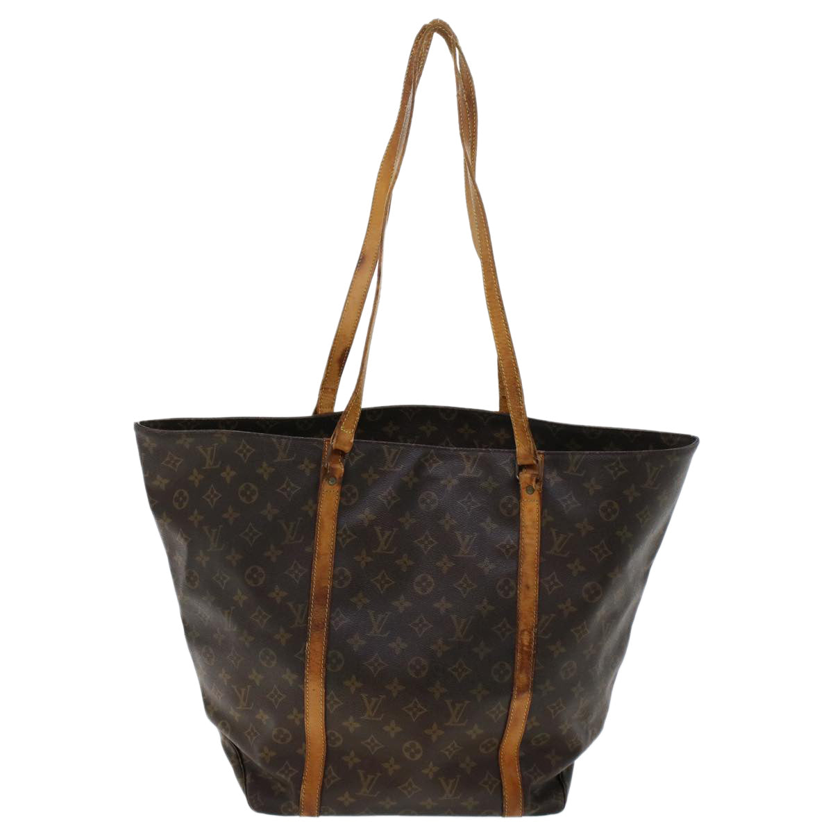 LOUIS VUITTON Monogram Sac Shopping GM Tote Bag M51110 LV 45162