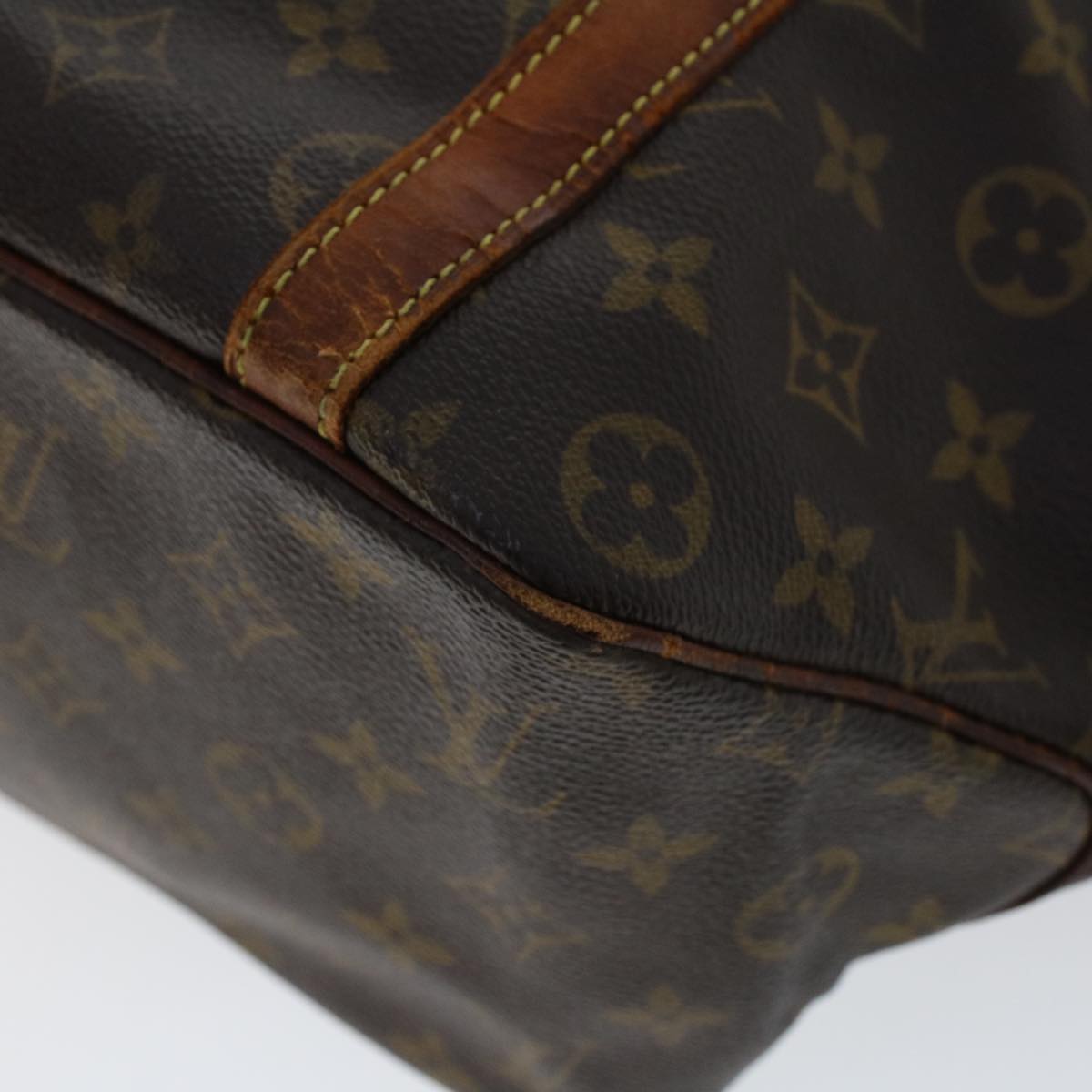 LOUIS VUITTON Monogram Sac Shopping Tote Bag M51108 LV 45163