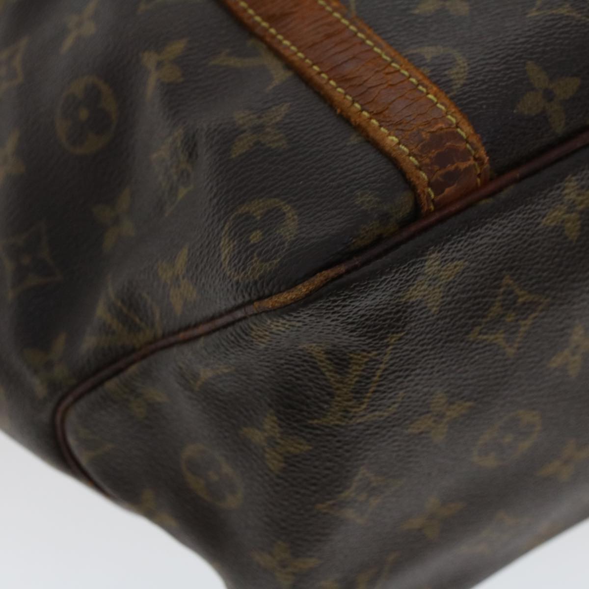 LOUIS VUITTON Monogram Sac Shopping Tote Bag M51108 LV 45163