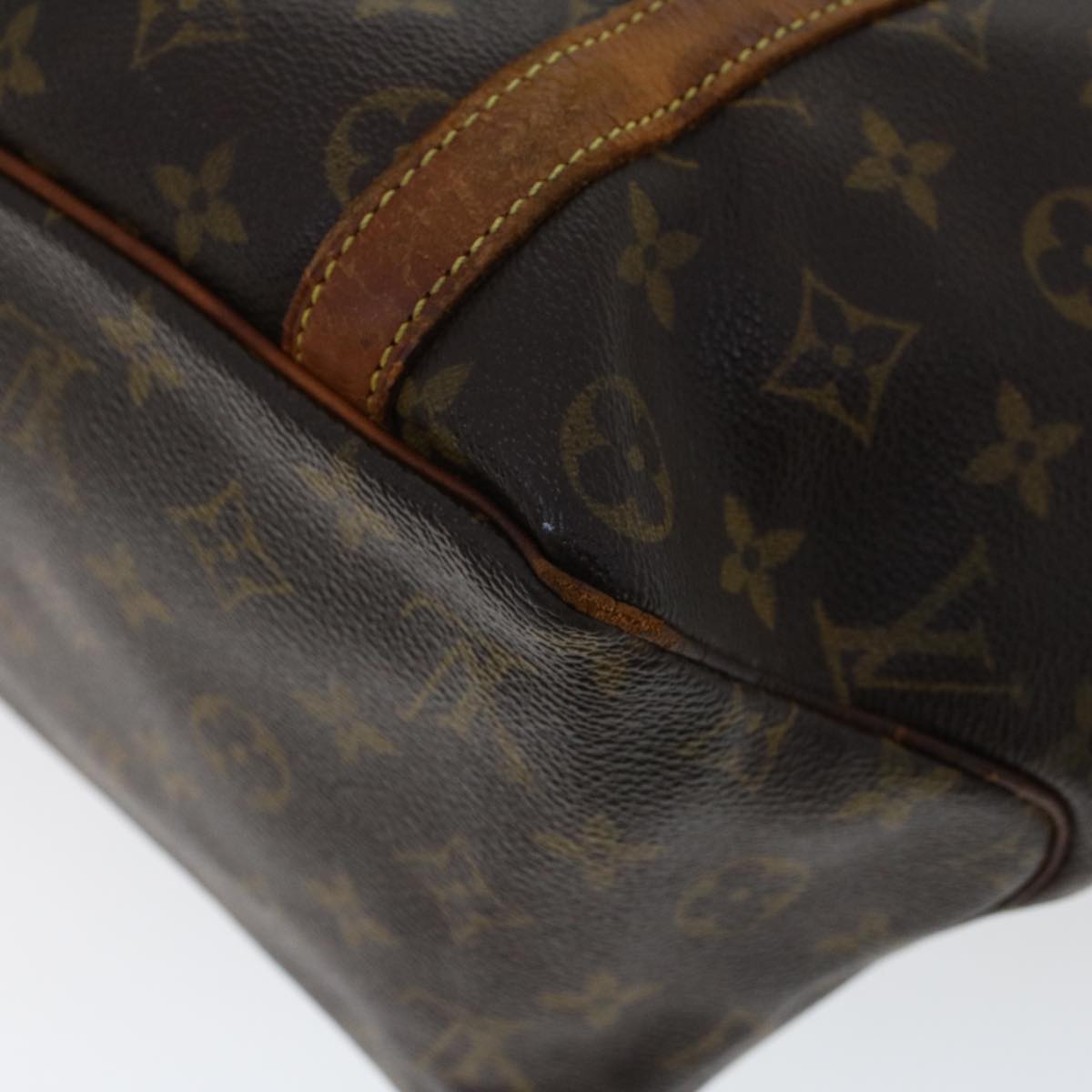 LOUIS VUITTON Monogram Sac Shopping Tote Bag M51108 LV 45163