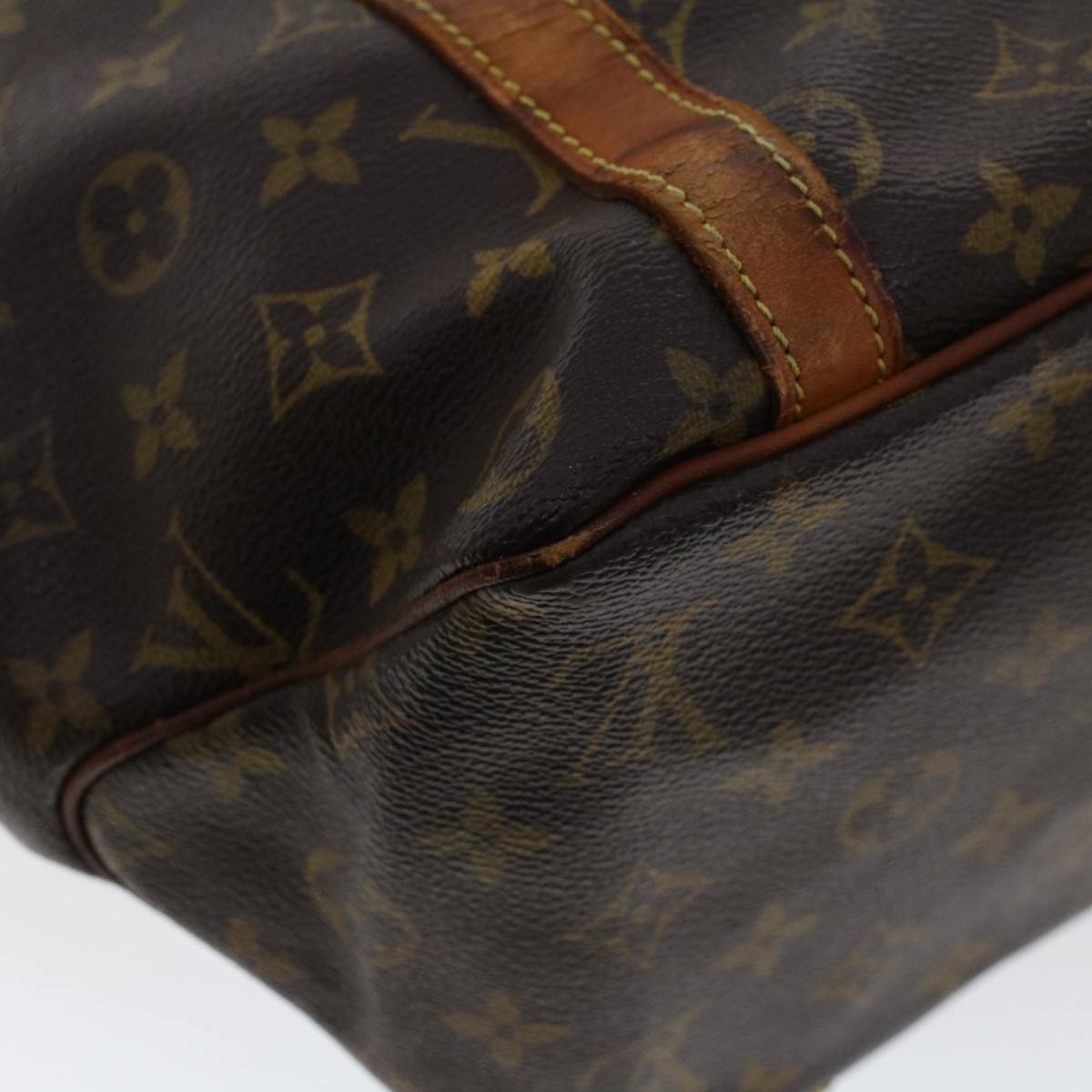 LOUIS VUITTON Monogram Sac Shopping Tote Bag M51108 LV 45163