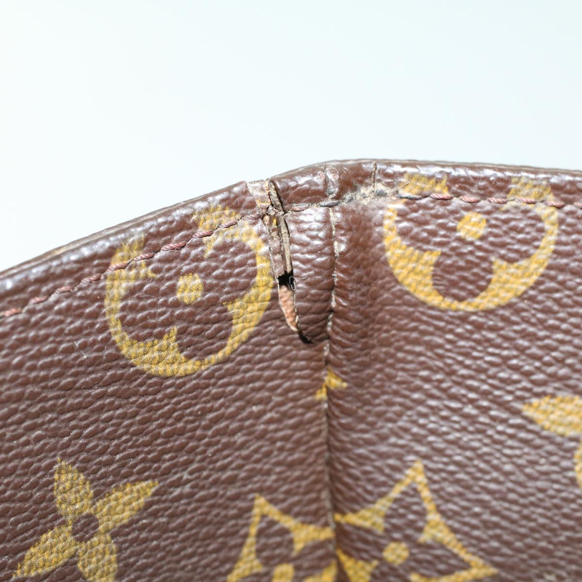 LOUIS VUITTON Monogram Sac Shopping Tote Bag M51108 LV 45163