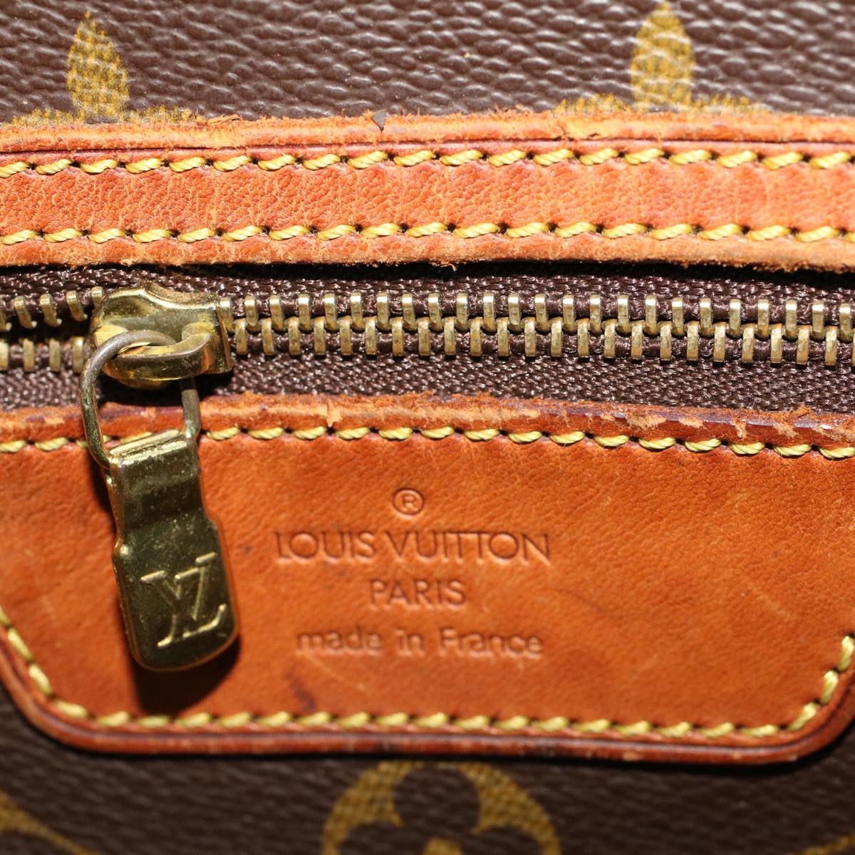 LOUIS VUITTON Monogram Sac Shopping Tote Bag M51108 LV 45163