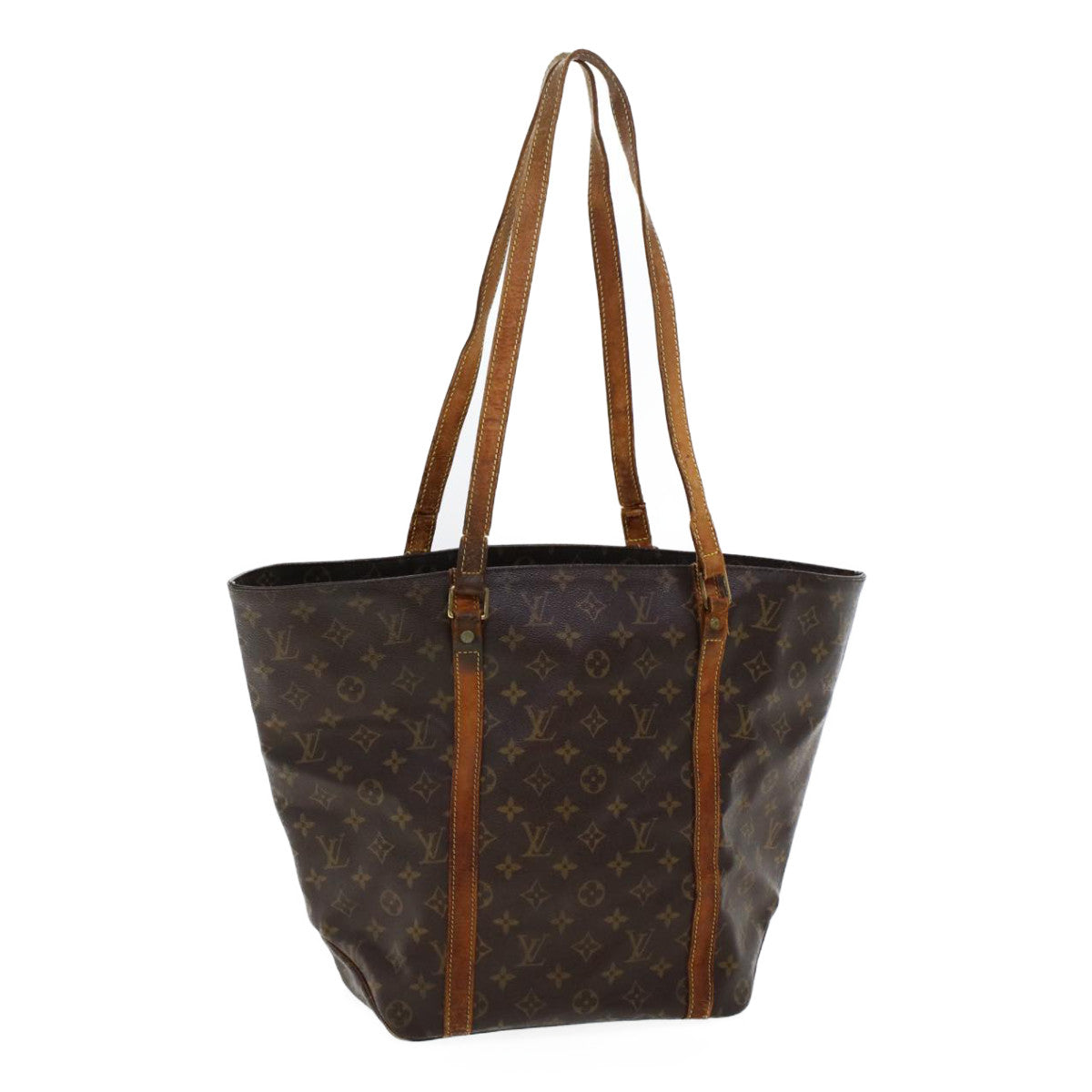 LOUIS VUITTON Monogram Sac Shopping Tote Bag M51108 LV 45163