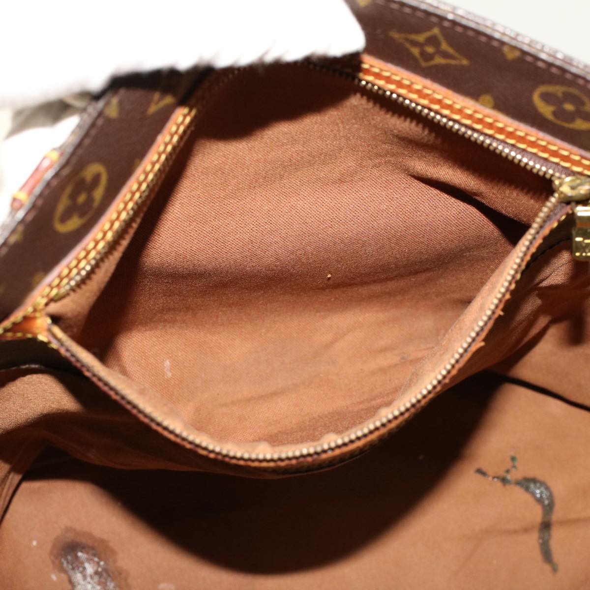 LOUIS VUITTON Monogram Sac Shopping Tote Bag M51108 LV 45163