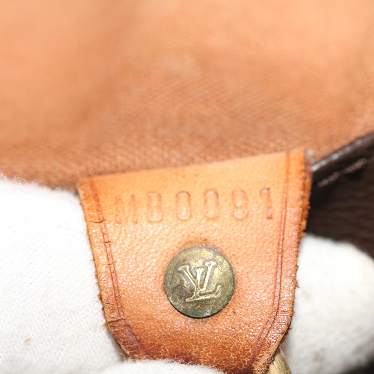 LOUIS VUITTON Monogram Sac Shopping Tote Bag M51108 LV 45163