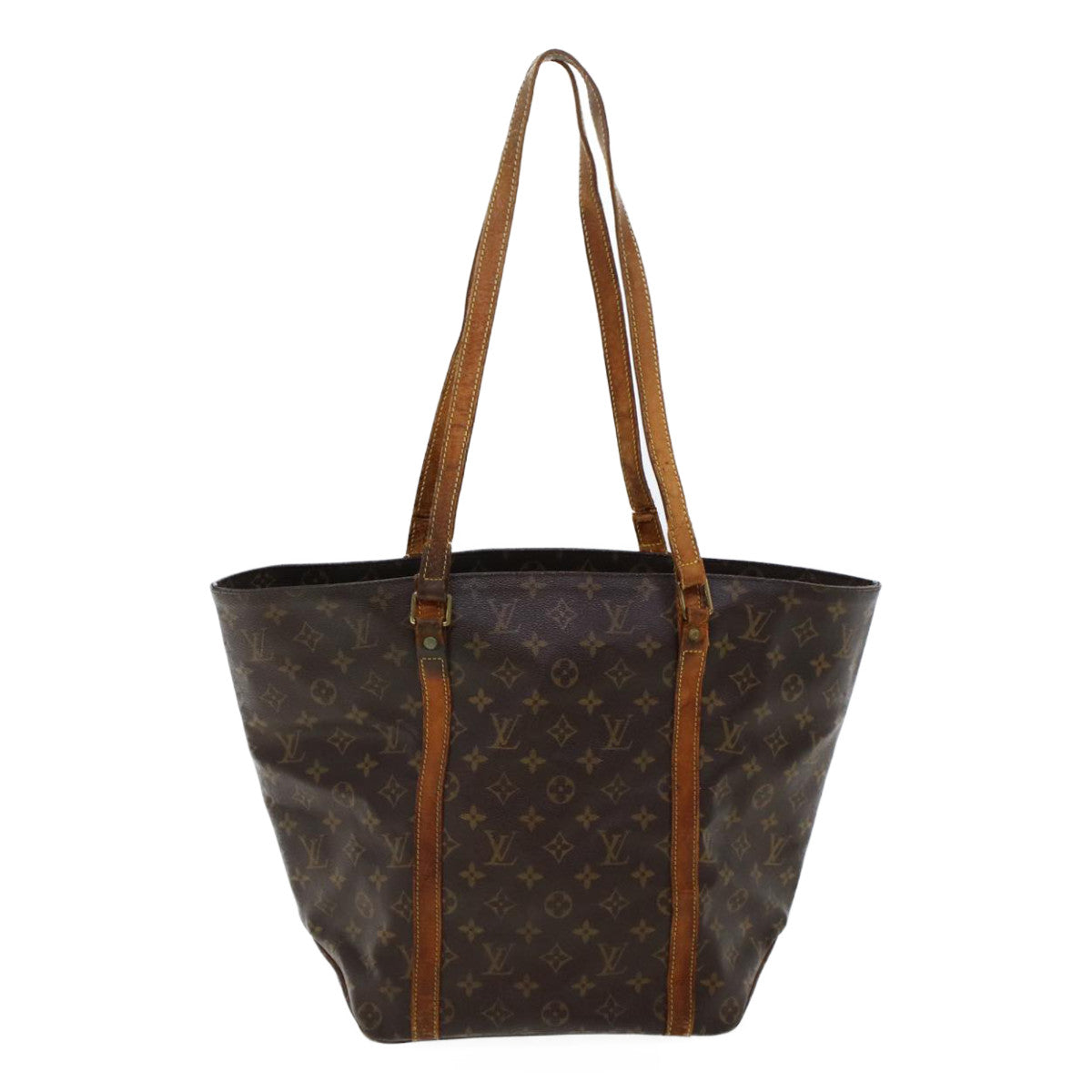 LOUIS VUITTON Monogram Sac Shopping Tote Bag M51108 LV 45163