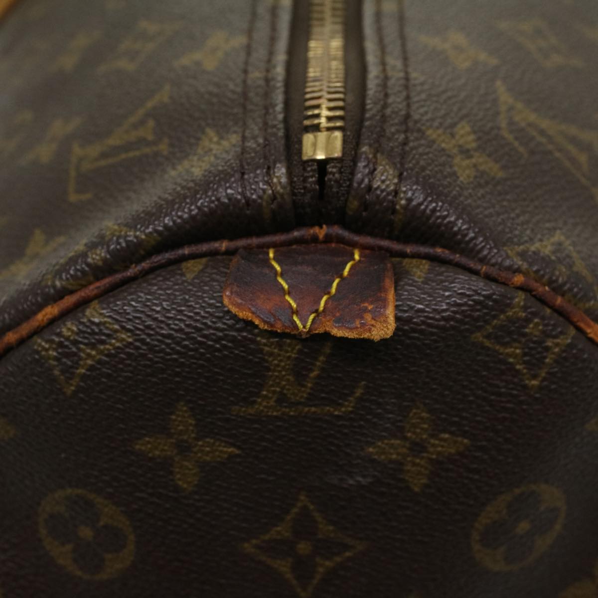 LOUIS VUITTON Monogram Keepall 55 Boston Bag M41424 LV 45167