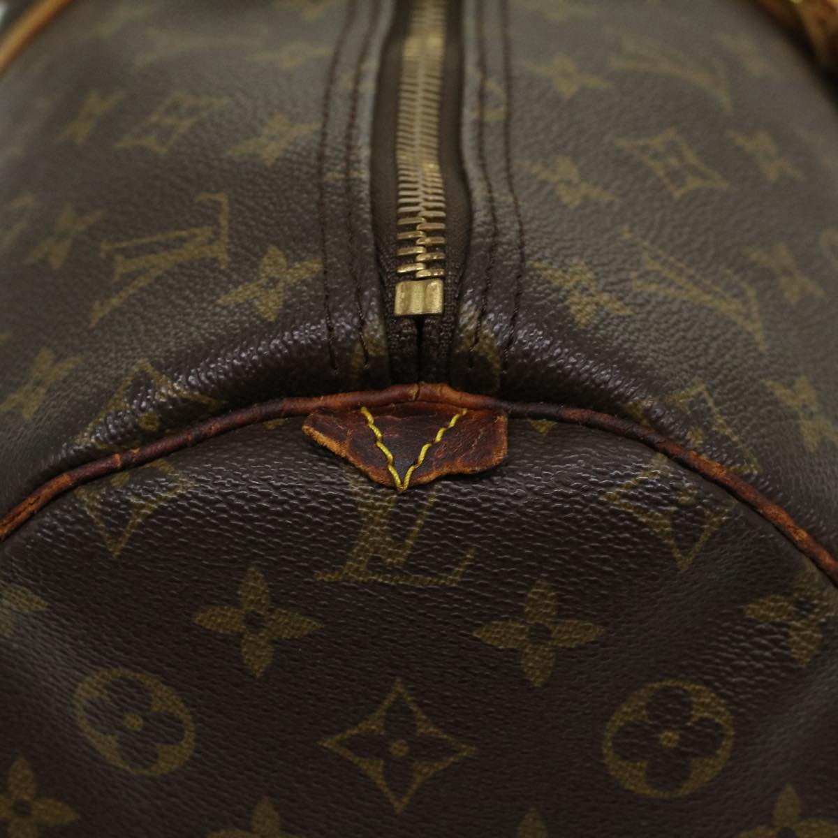 LOUIS VUITTON Monogram Keepall 55 Boston Bag M41424 LV 45167