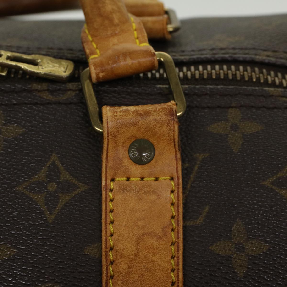 LOUIS VUITTON Monogram Keepall 55 Boston Bag M41424 LV 45167