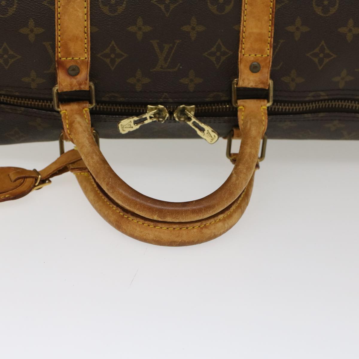 LOUIS VUITTON Monogram Keepall 55 Boston Bag M41424 LV 45167