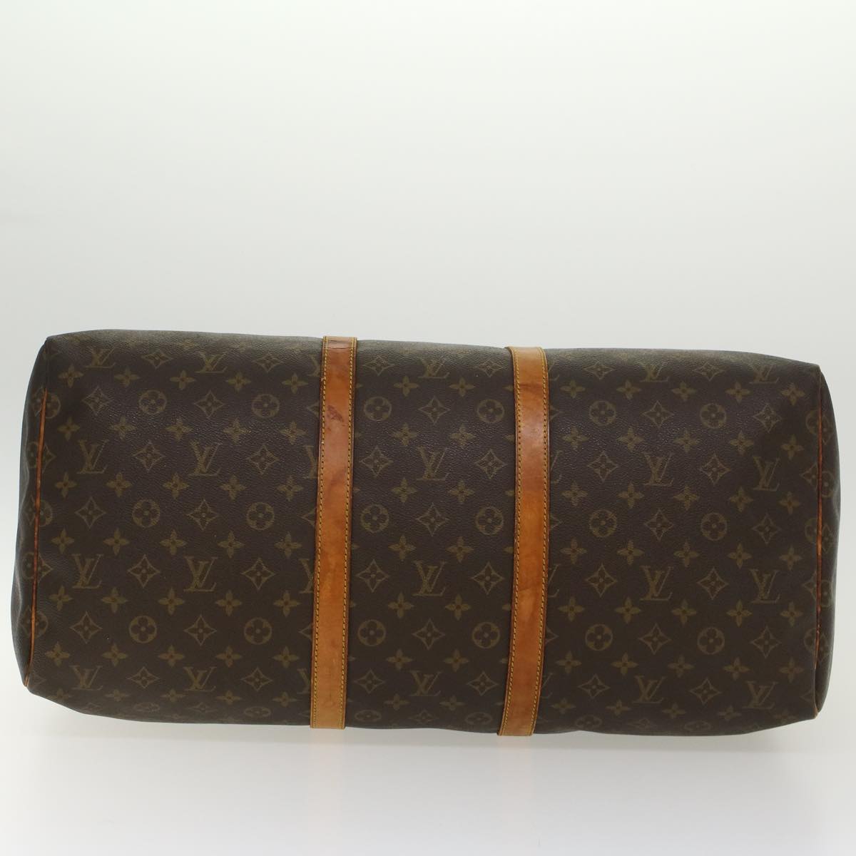 LOUIS VUITTON Monogram Keepall 55 Boston Bag M41424 LV 45167