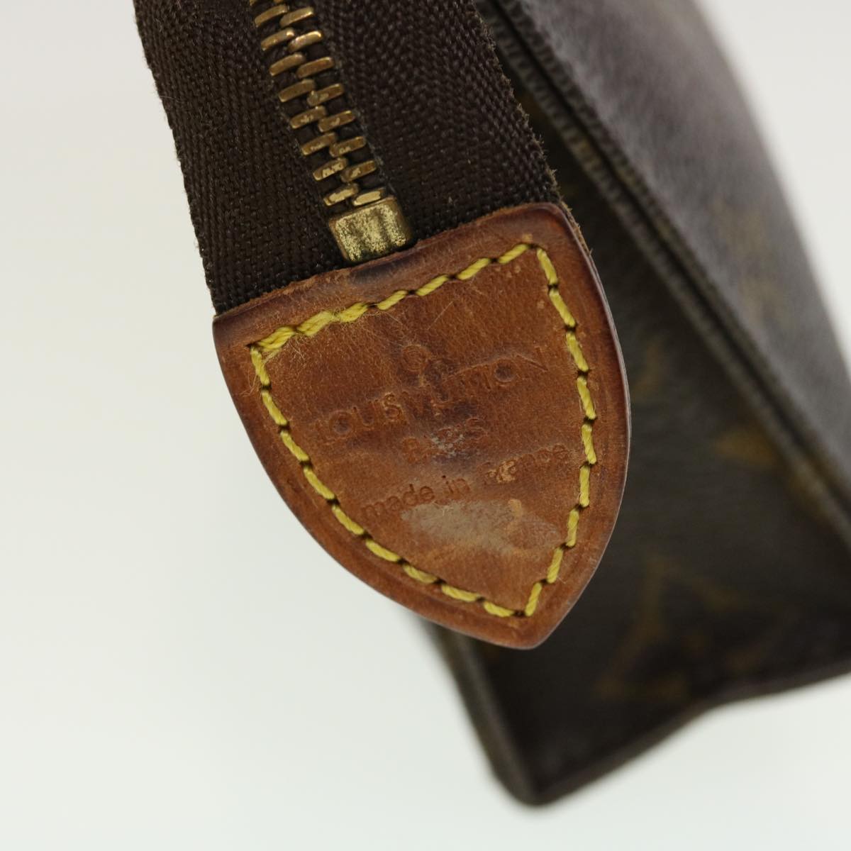 LOUIS VUITTON Monogram Poche Toilette 15 Pouch M47546 LV 45175