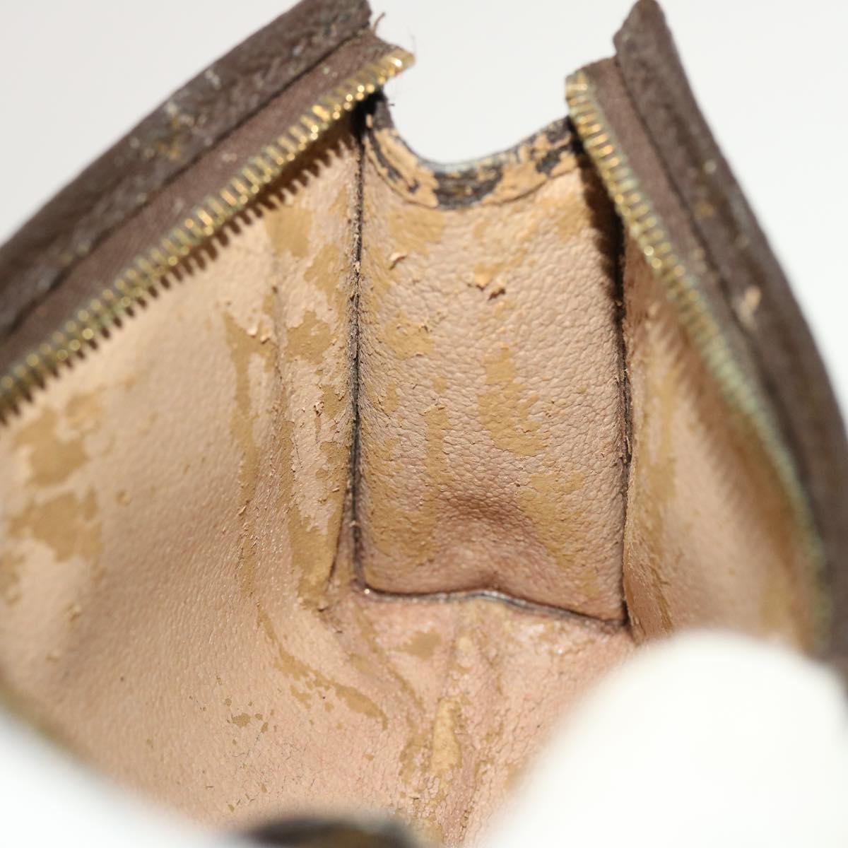 LOUIS VUITTON Monogram Poche Toilette 15 Pouch M47546 LV 45175