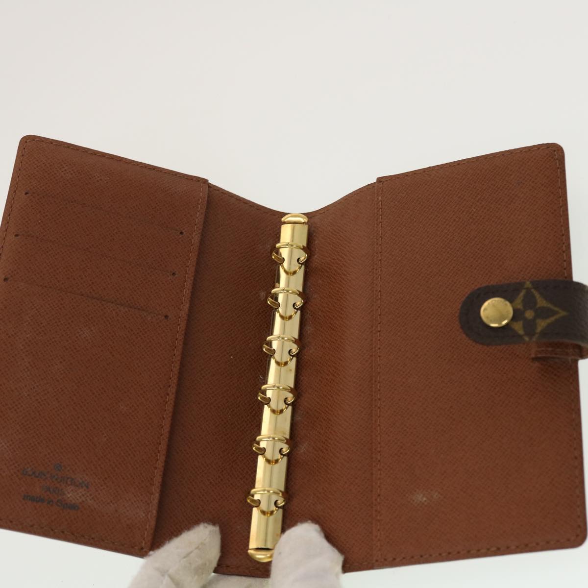 LOUIS VUITTON Monogram Agenda PM Day Planner Cover R20005 LV 45178