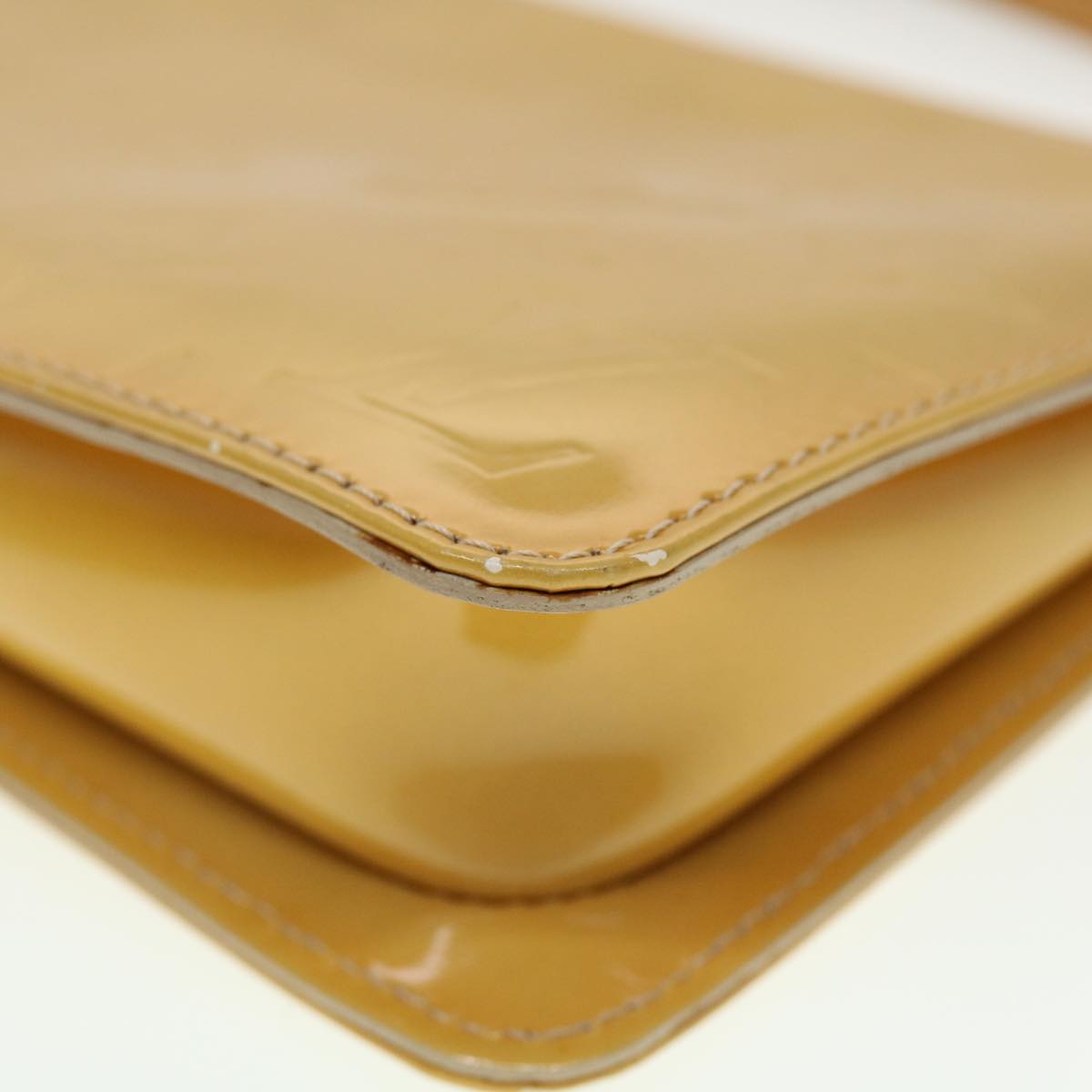 LOUIS VUITTON Monogram Vernis Lexington Accessory Pouch Beige M91010 45180