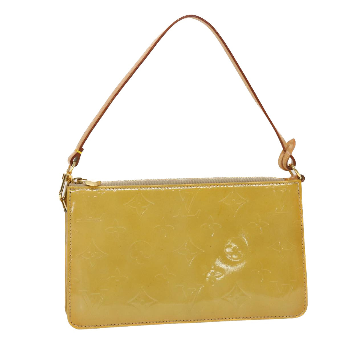 LOUIS VUITTON Monogram Vernis Lexington Accessory Pouch Beige M91010 45180