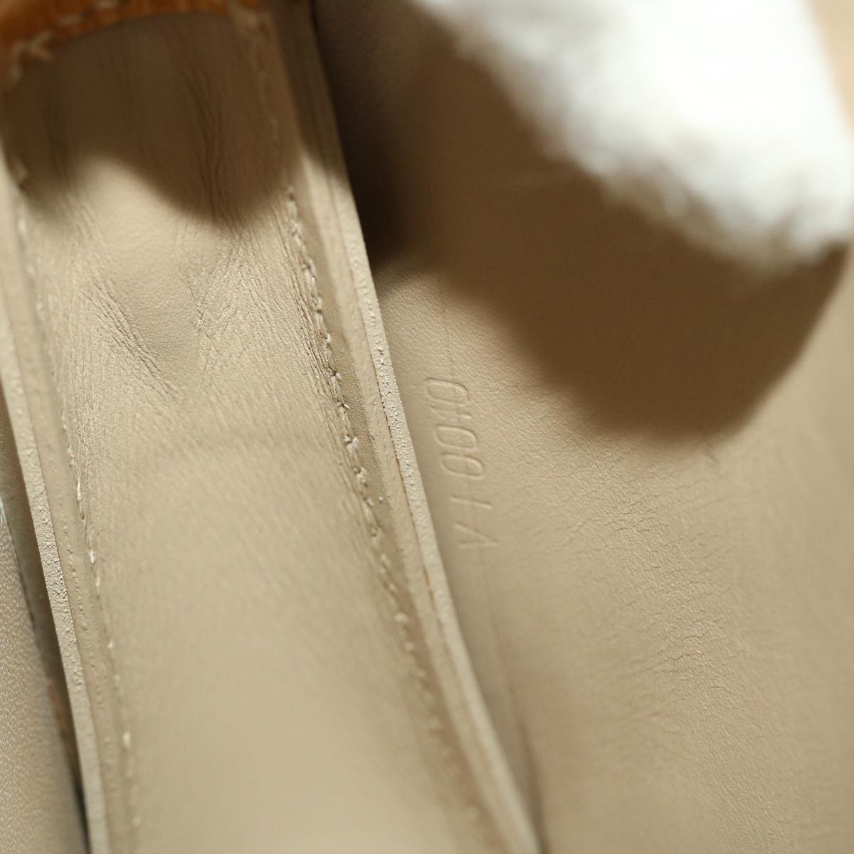 LOUIS VUITTON Monogram Vernis Lexington Accessory Pouch Beige M91010 45180