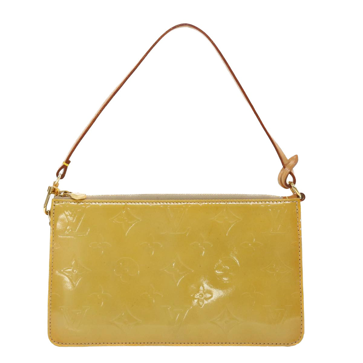 LOUIS VUITTON Monogram Vernis Lexington Accessory Pouch Beige M91010 45180