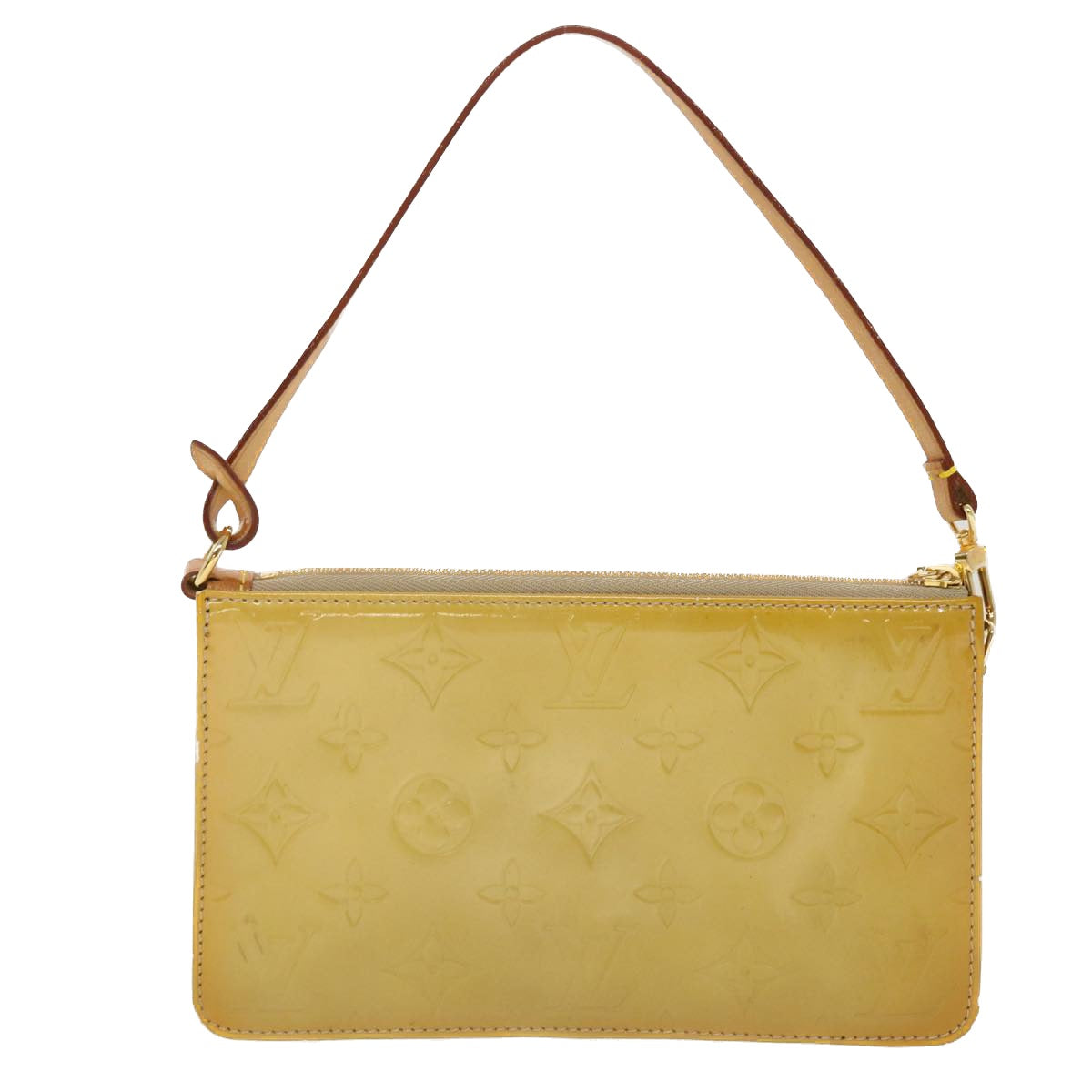 LOUIS VUITTON Monogram Vernis Lexington Accessory Pouch Beige M91010 45180