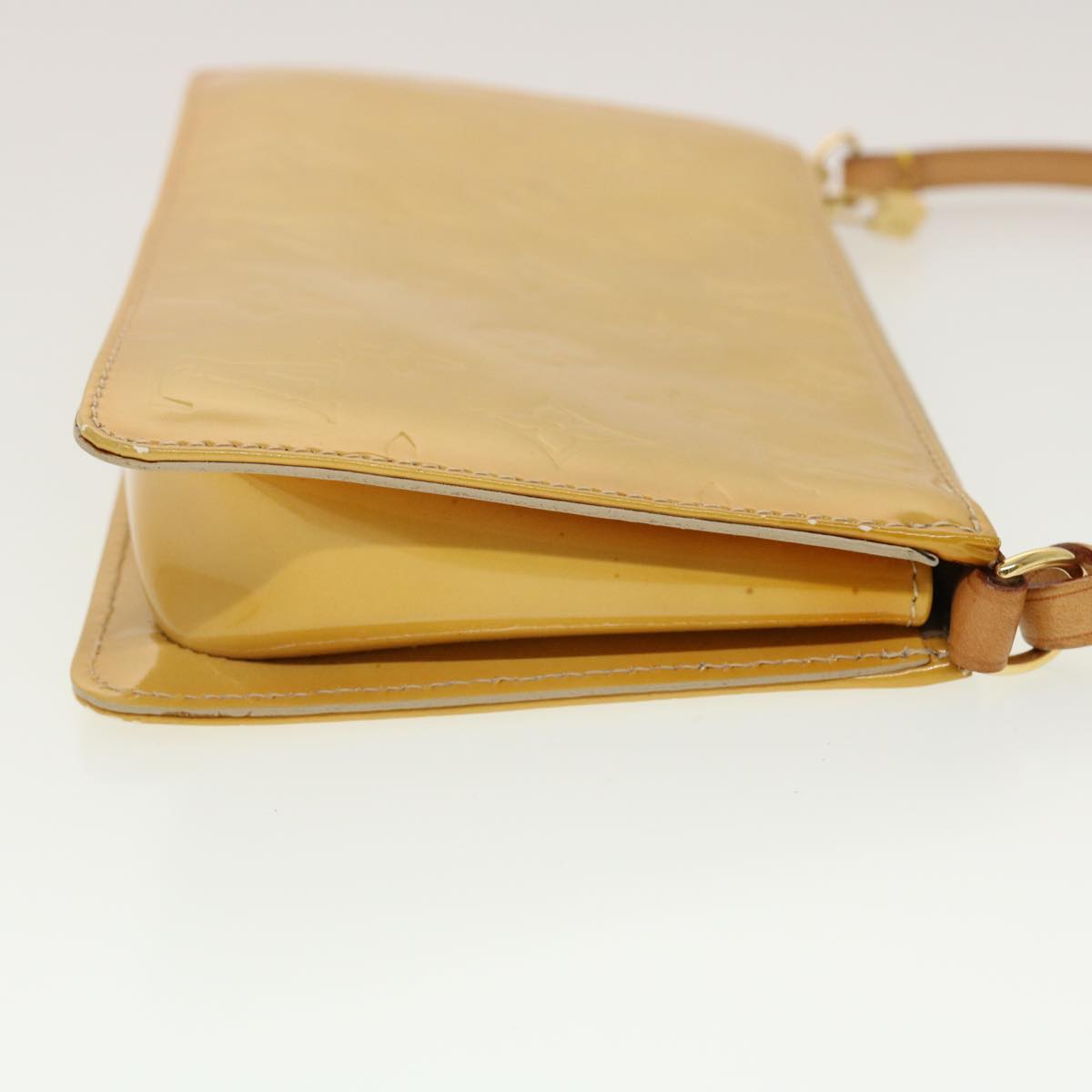 LOUIS VUITTON Monogram Vernis Lexington Accessory Pouch Beige M91010 45180