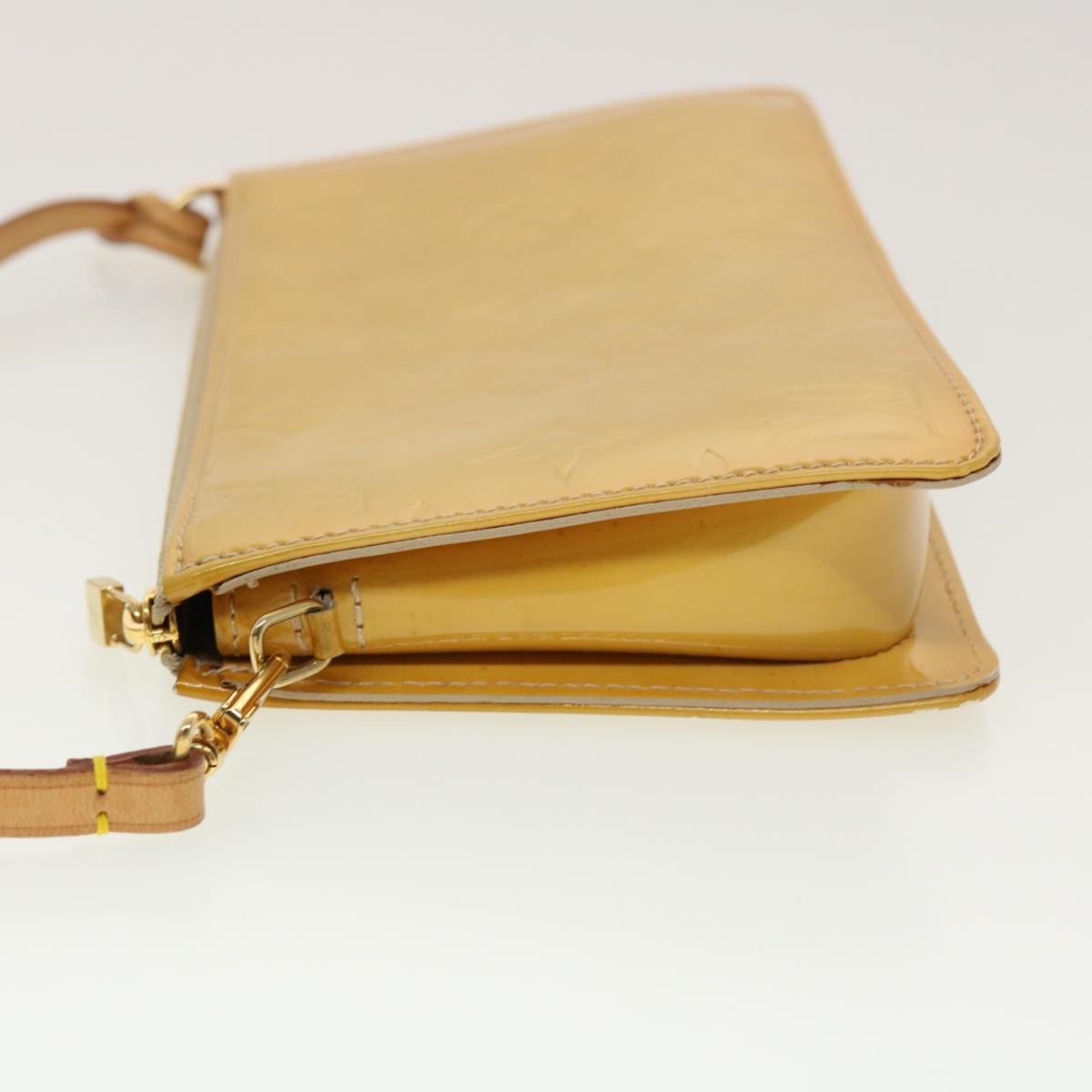 LOUIS VUITTON Monogram Vernis Lexington Accessory Pouch Beige M91010 45180