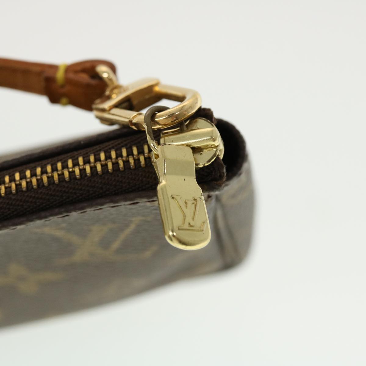 LOUIS VUITTON Monogram Pochette Accessoires Pouch M51980 LV 45181