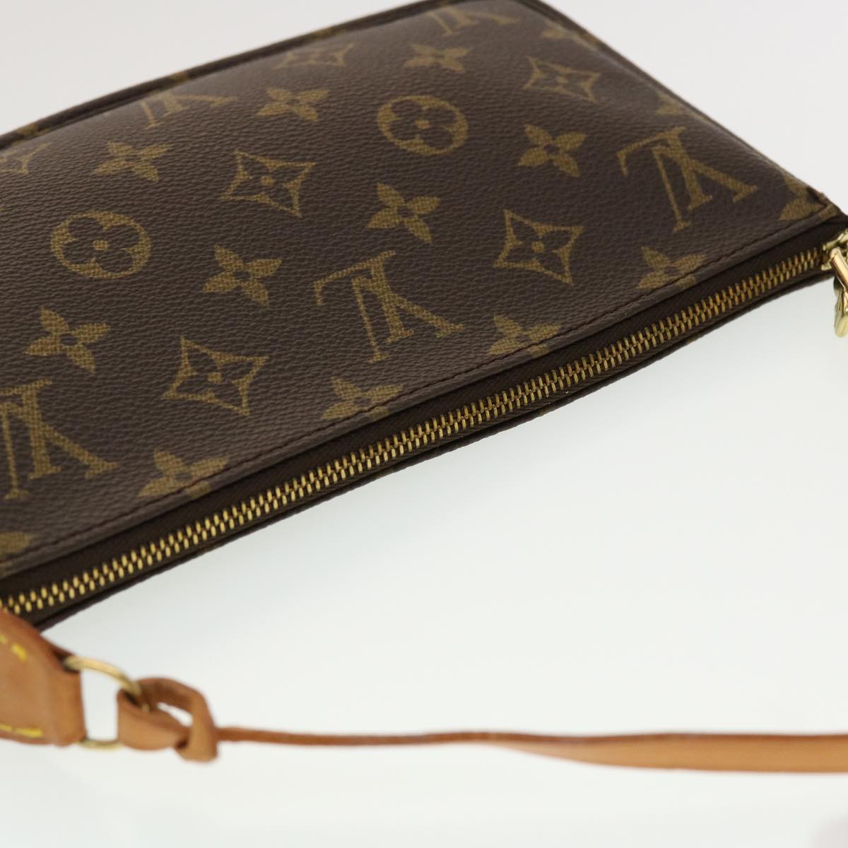 LOUIS VUITTON Monogram Pochette Accessoires Pouch M51980 LV 45181