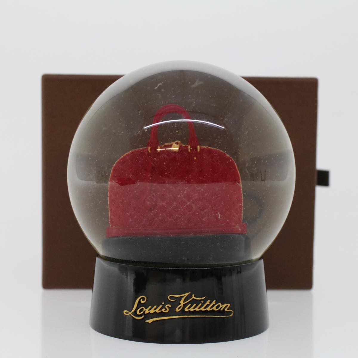 LOUIS VUITTON Snow Globe Alma Glass VIP Only Clear LV 45199