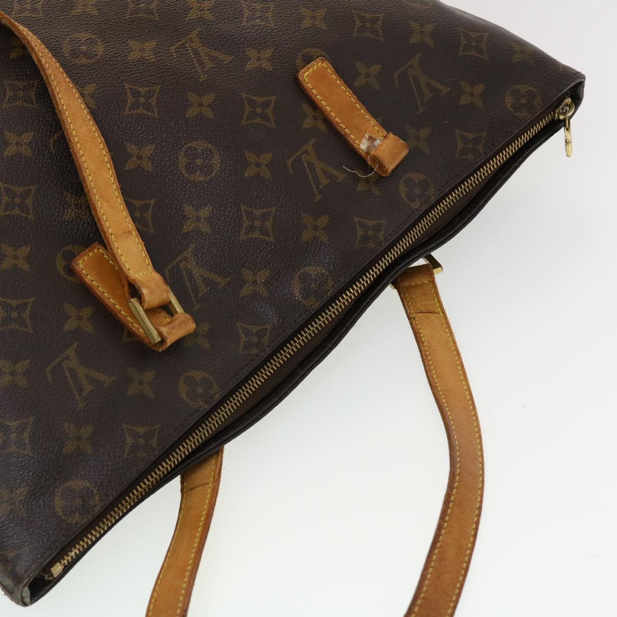 LOUIS VUITTON Monogram Cabas Mezzo Tote Bag M51151 LV 45207