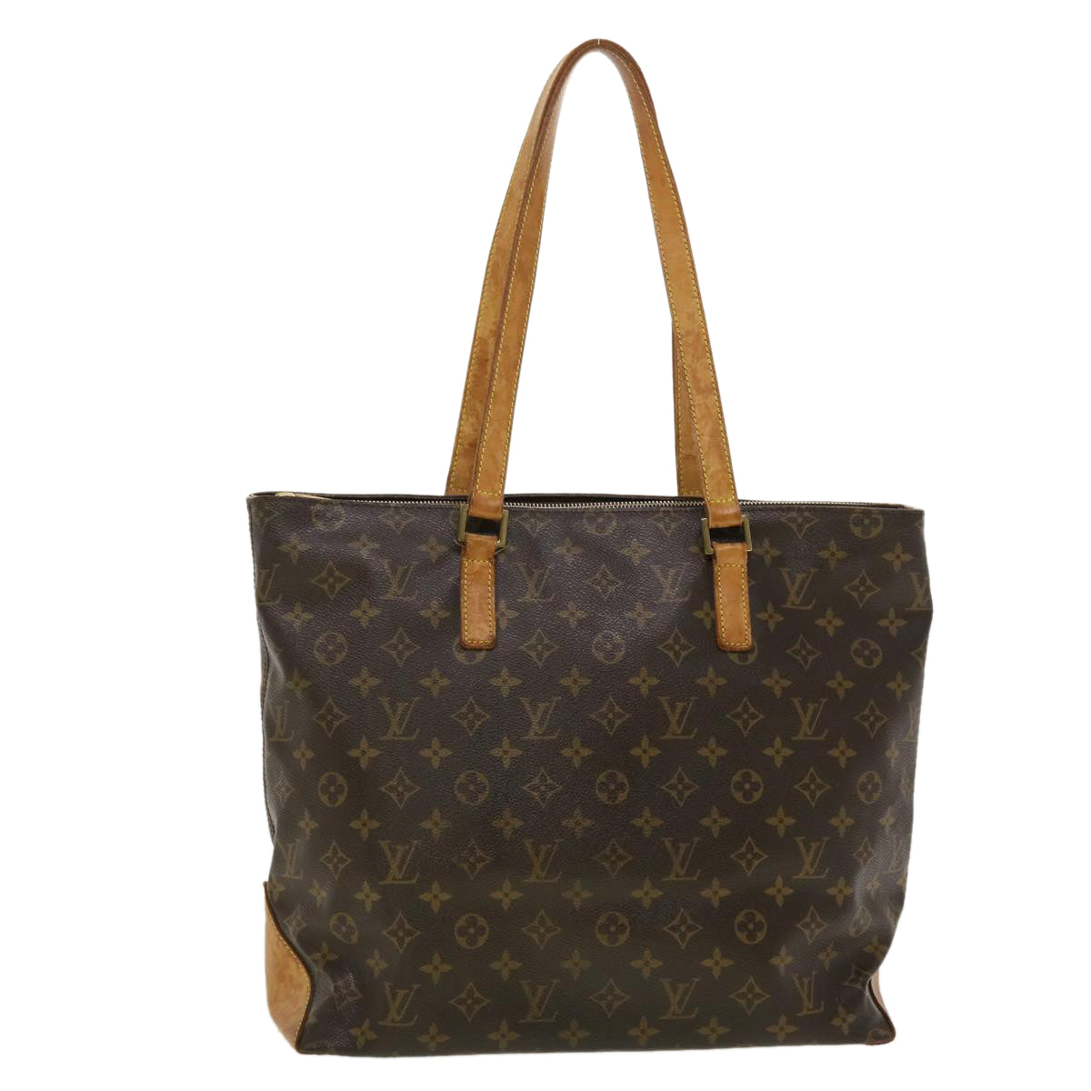 LOUIS VUITTON Monogram Cabas Mezzo Tote Bag M51151 LV 45208