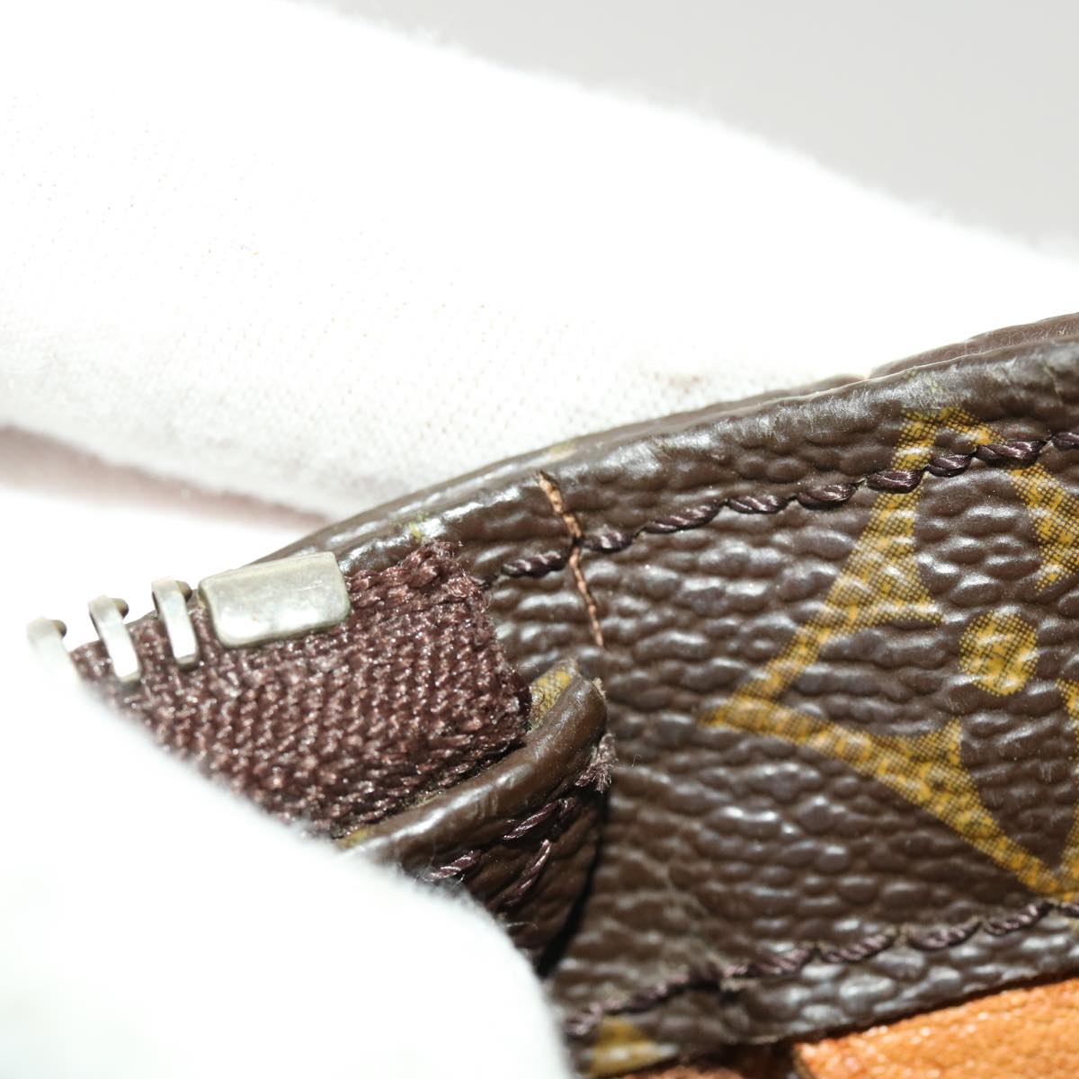 LOUIS VUITTON Monogram Cabas Mezzo Tote Bag M51151 LV 45208