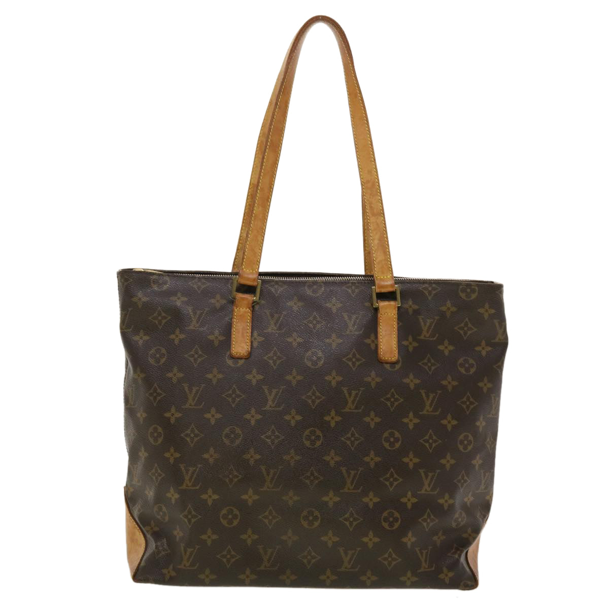 LOUIS VUITTON Monogram Cabas Mezzo Tote Bag M51151 LV 45208
