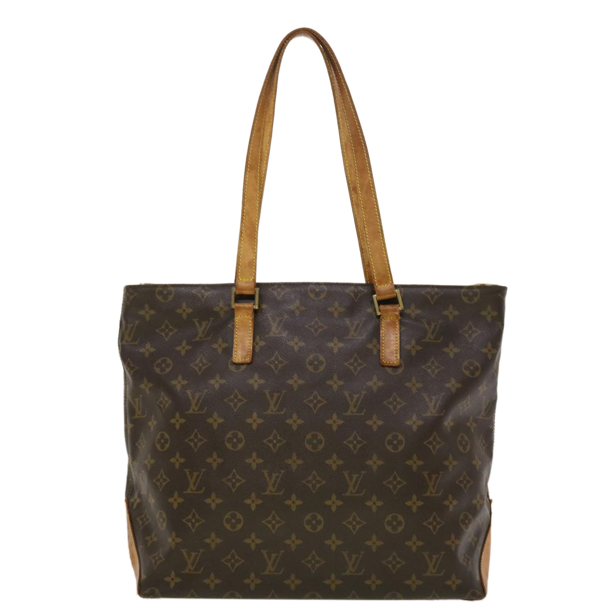 LOUIS VUITTON Monogram Cabas Mezzo Tote Bag M51151 LV 45208