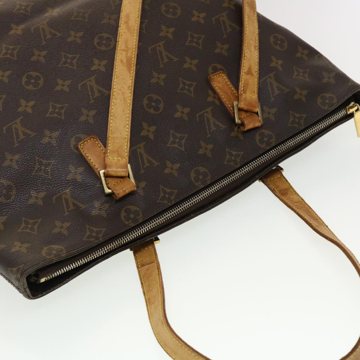 LOUIS VUITTON Monogram Cabas Mezzo Tote Bag M51151 LV 45208
