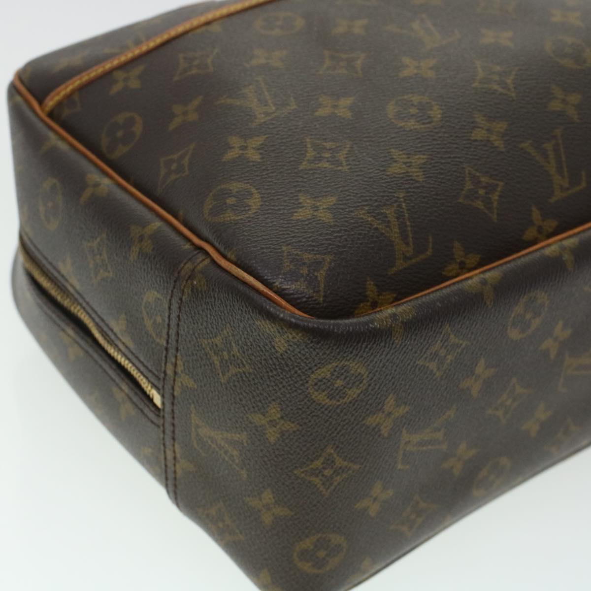 LOUIS VUITTON Monogram Deauville Hand Bag M47270 LV 45210