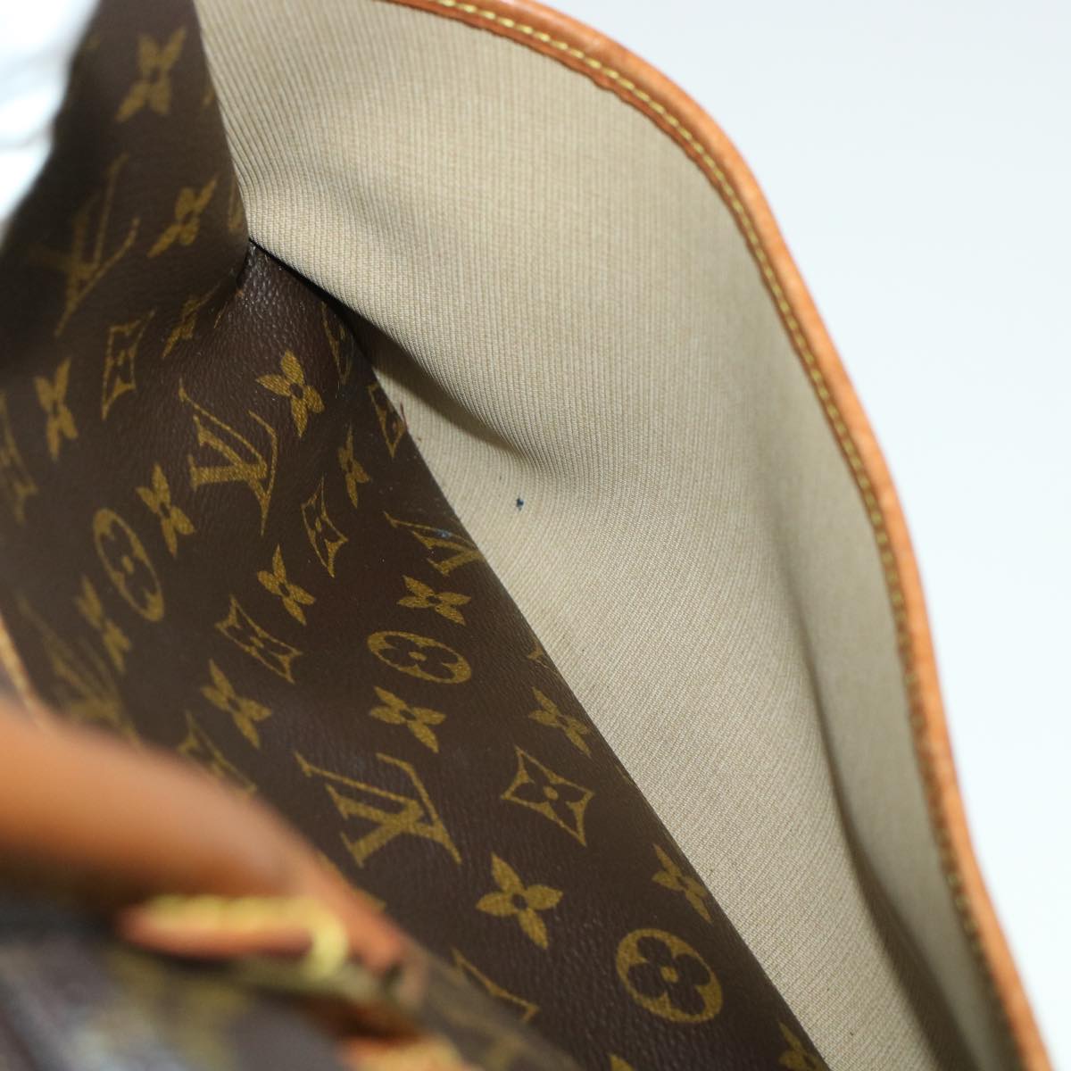 LOUIS VUITTON Monogram Deauville Hand Bag M47270 LV 45210