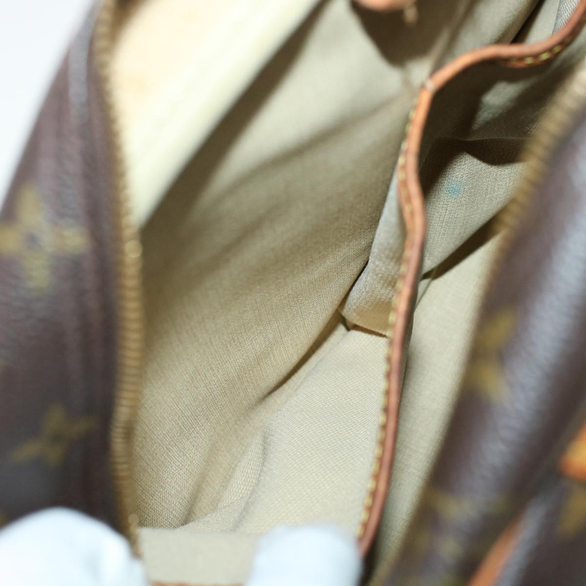 LOUIS VUITTON Monogram Deauville Hand Bag M47270 LV 45210