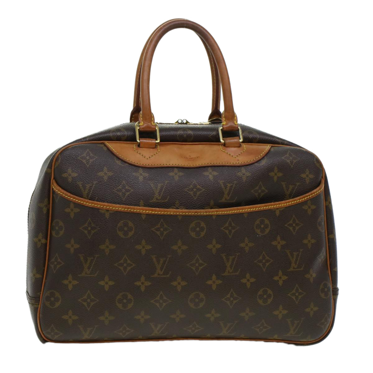 LOUIS VUITTON Monogram Deauville Hand Bag M47270 LV 45210