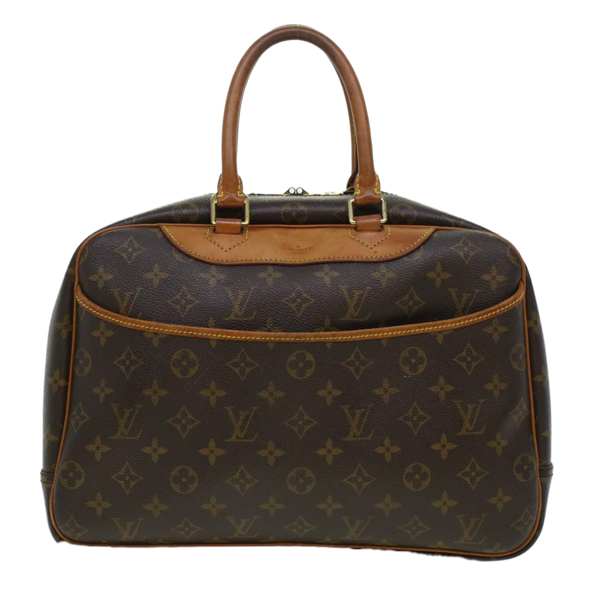 LOUIS VUITTON Monogram Deauville Hand Bag M47270 LV 45210