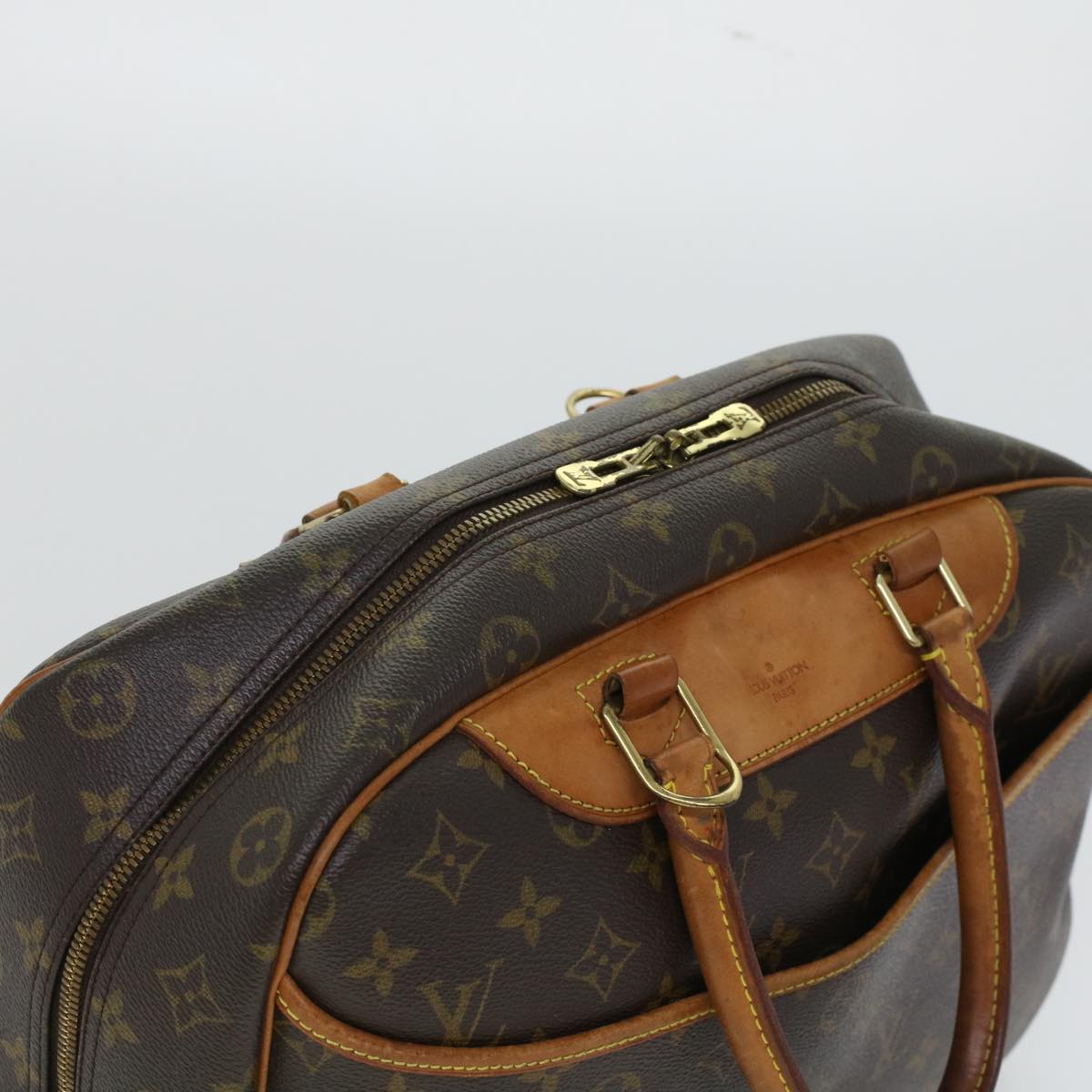 LOUIS VUITTON Monogram Deauville Hand Bag M47270 LV 45210