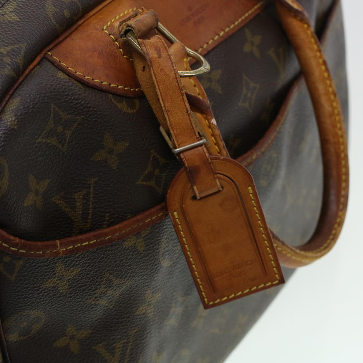 LOUIS VUITTON Monogram Deauville Hand Bag M47270 LV 45211