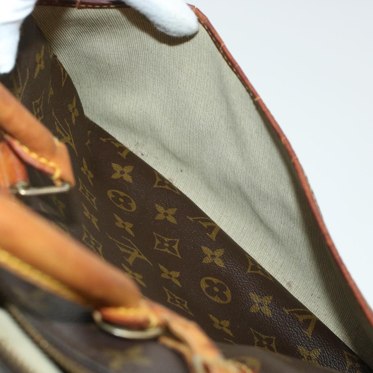 LOUIS VUITTON Monogram Deauville Hand Bag M47270 LV 45211