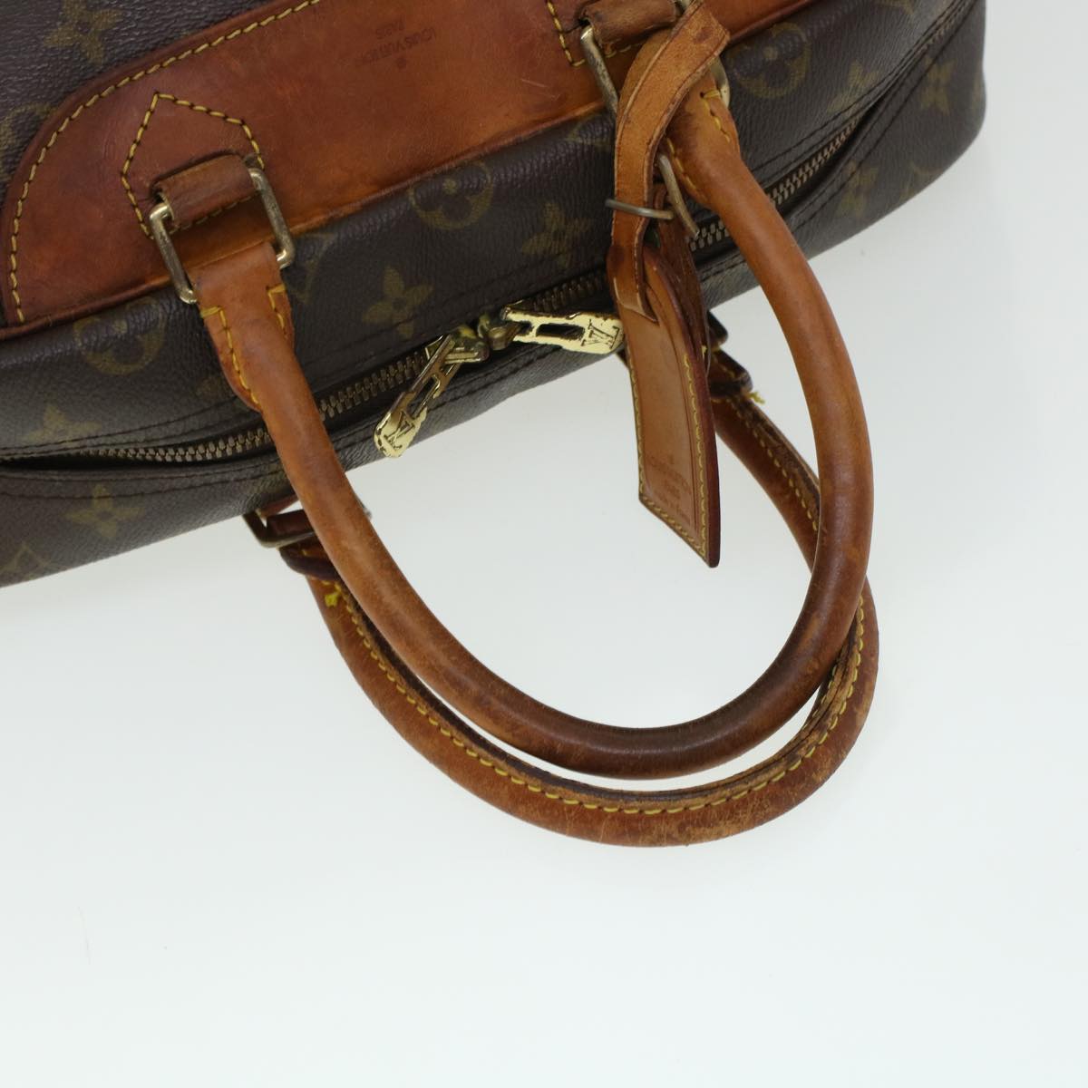LOUIS VUITTON Monogram Deauville Hand Bag M47270 LV 45211