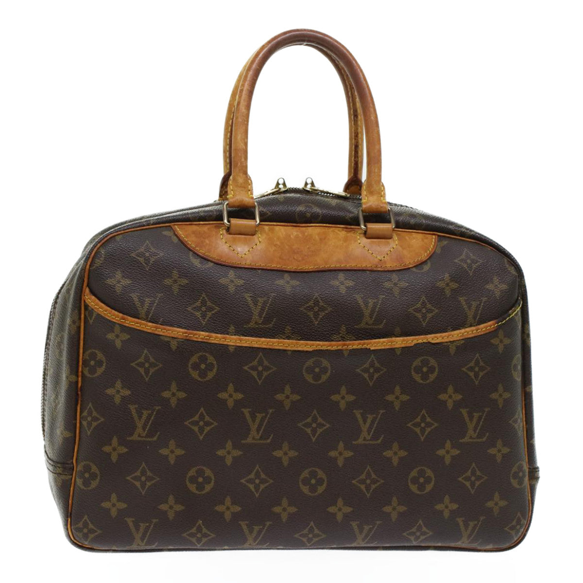 LOUIS VUITTON Monogram Deauville Hand Bag M47270 LV 45212