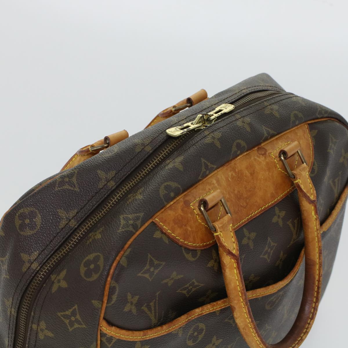 LOUIS VUITTON Monogram Deauville Hand Bag M47270 LV 45212