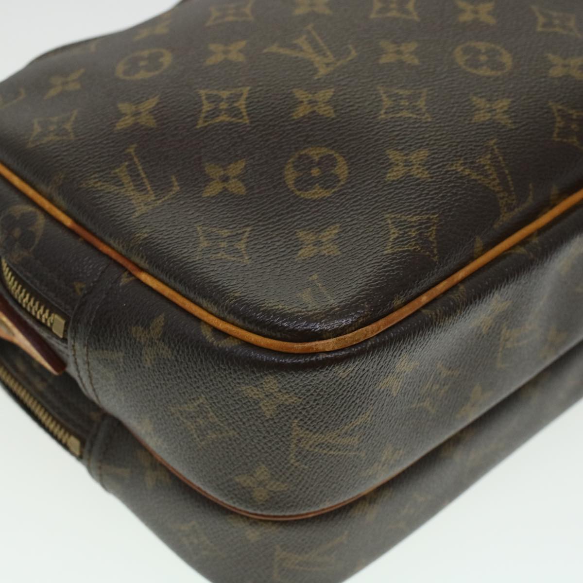 LOUIS VUITTON Monogram Reporter PM Shoulder Bag M45254 LV 45218